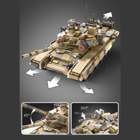 Конструктор Техно «Танк», 1722 детали