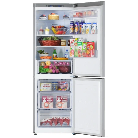 Холодильник с морозильником Samsung RB30A30N0SA/WT