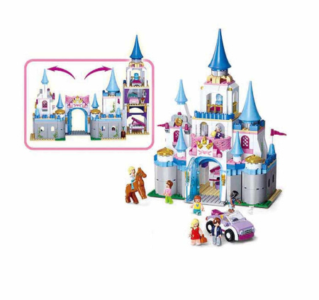 Конструктор «Розовая Мечта: дворец принцессы», 815 деталей