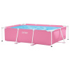 Бассейн каркасный Pink Frame Pool, 220х150х60 см, цвет розовый 28266NP Бассейн каркасный Pink Frame Pool, 220х150х60 см, цвет розовый 28266NP